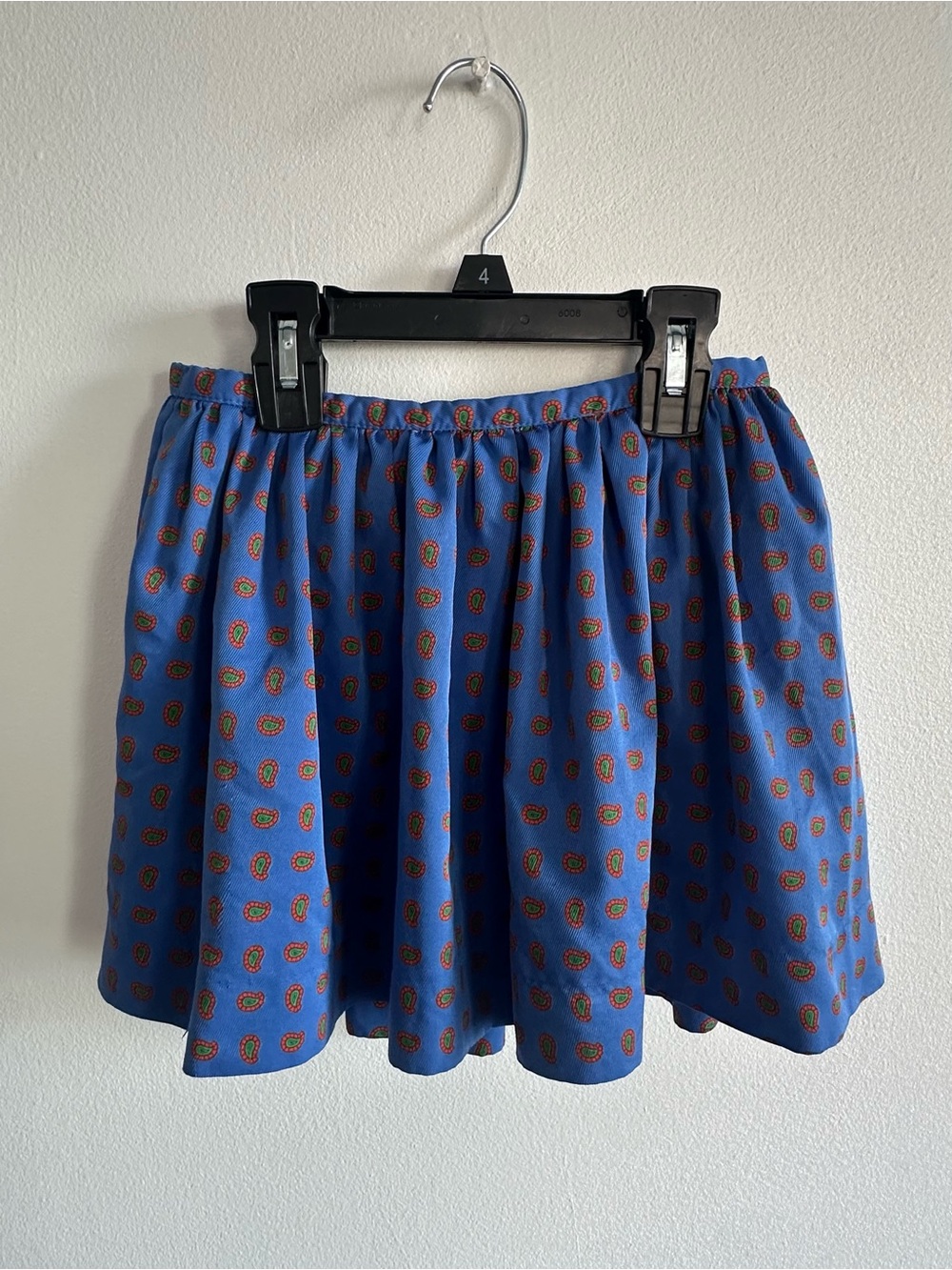 Ralph Lauren Blue Paisley-Print Girls' Skirt